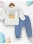Kız Erkek Bebek Çocuk 2li Takım Alt Üst Swaetshirt Pantolon Takım 3
