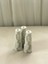 3D Yazıcı ile Üretilmiş Mermer Desenli Modern Vazo (3 Adet Set, Boyut: 5X5X13 Cm) 2