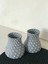 3D Yazıcı ile Üretilmiş Gri Renk Modern Vazo (Boyut: 11X11X11 Cm) 1