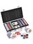 Profesyonel Poker Seti – 300 Çipli, Metal Çantalı, 2 Deste Iskambil Kağıtlı, Zarlı, Özel Üretim Lüks Casino ve Texas Hold’em Oyun Takımı Vıp Seri 1