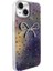 Iphone 15 Uyumlu Kılıf Kamera Korumalı Kurdele Desenli Parıltılı Parçacıklı Slikon Kapak 3