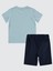 Erkek Çocuk Kaprili Takım 2-5 Yaş Buz Mavi 2