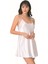 Arias Closet Beyaz Kısa Saten Gecelik OZN-12787 1