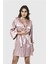Arias Closet Vizon Kısa Saten Sabahlık OZN-12541 1