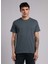Bisiklet Yaka Indigo Erkek T-Shirt 252 Lcm 242003 Baselo Indigo 2