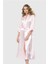 Arias Closet Pembe Uzun Saten Sabahlık OZN-12547 1
