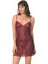 Arias Closet Bordo Kısa Jakarlı Gecelik OZN-12710 1
