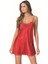 Arias Closet Kırmızı kısa Saten Gecelik OZN-12886 2