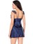 Arias Closet Lacivert Kısa Saten Gecelik OZN-14135 3