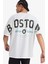 Defactofit Nba Boston Celtics Oversize Geniş Kalıp Bisiklet Yaka Kısa Kollu TIŞÖRT E0131AX25SP 1