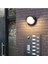 5 W Yuvarlak Kapaklı LED Duvar Aplik Suga-5 Rc Sarı Işık (4200K) - Siyah - IP54 - 076-019-0005 4