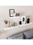 Duvar Rafı, Kitaplar, Resimler, Dekorasyon, Asılı Raf, 40 x 20 x 3,8 cm , Ofis Rafı, Mdf, Oturma Odası, Mutfak, Koridor, Yatak Odası, Banyo Için, Beyaz LWS24WT 3