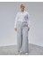 Poly Viscose Full Lycra Beli̇ Lasti̇kli̇ Battal Pantolon 4