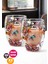 2'li Çift Cidarlı Flower Cup 350ML Çiçekli Bardak Kahve Çay Bardağı El Yapımı Cam Bardak Seti 1
