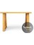 Bues Doğal Ahşap Toplantı MASASI-80 cm -120 cm 4