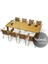 Doi Doğal Ahşap Toplantı MASASI-80 cm -120 cm 4