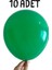 12 Inç Koyu Yeşil Lateks Balon - 10’lu Paket Bayram Doğum Günü 1