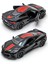 2021 Chevrolet Corvette Stingray C8 Livery Edition Diecast Car Set Siyah 1