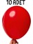 12 Inç Kırmızı Lateks Balon - 10’lu Paket Doğum Günü Partisi Balon Zinciri 23 Nisan 1