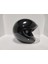 -Yarım Kask Ithal-Parlak Siyah Renk-Yazlık Kask- 1