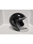 -Yarım Kask Ithal-Parlak Siyah Renk-Yazlık Kask- 3