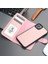 Casper Apple iPhone 16 Uyumlu Telefon Kılıfı - Mıknatıslı Ayrılabilir Cüzdanlı ve MagSafe Şarj Özellikli Pembe Renk Kişiselleştirilebilir Apple iPhone 16 Telefon Kılıfı 4