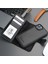 Mıknatıslı Ayrılabilir Cüzdanlı ve MagSafe Şarj Özellikli Siyah Renk Kişiselleştirilebilir Apple iPhone 16 Telefon Kılıfı 6