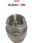 1" DN25 Sarı/krom Dik Çekvalf - Vertical Check Valve 2