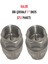 (2'li Paket) 1" DN25 Sarı/krom Dik Çekvalf - Vertical Check Valve 2