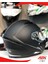 Hunter Mat Siyah Kask Full Face Kask Motosiklet Kaskı Kapalı Kask Full Siyah Kask 3