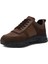 2136 Hakiki Deri Anatomik Air Tabanlı Erkek Sneakers Ayakkabı - NKT02136-KAHVERENGI-42 3