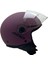 Axxis Square Yarım Kask Solid Mat Bordo 3