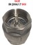 2" DN50 Sarı/krom Dik Çekvalf - Vertical Check Valve 2