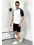 Unisex Siyah Oversize Sadece Şort 4