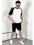 Unisex Oversize Omzu Arabiyeli Beyaz T-Shirt 4