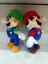 Dev Mario Amca Peluş Kırmızı Yeşil 40CM 5