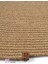 Bej Hasır Jüt Oval Kilim Bohem Oval Halı El Örgüsü Sisal Paspas 6