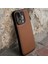 iPhone 13 Pro Max Uyumlu Super Faux Leather Suni Deri Lüks Kılıf 1