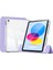 iPad 11.nesil 2025 Kılıf Magnetik Ayrılabilen Airbagli Zore Sliding Tablet Kılıfı - Lavender 1