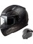 Rapıd Race 2 Crypt Mat Siyah Fullface Motosiklet Kaskı 5