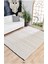 Halı Gloria 4001 Ekru Antibakteriyel Yıkanabilir Kaliteli Modern Şık Kilim 2