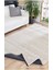Halı Gloria 4001 Ekru Antibakteriyel Yıkanabilir Kaliteli Modern Şık Kilim 4