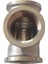 (10'lu Paket) 1/2" DN15 Iç Dişli Sarı/krom Te (Dişi) - Chrome Tee 3