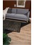 Halı Gloria 4015 Antrasit Antibakteriyel Yıkanabilir Kaliteli Modern Şık Kilim 3