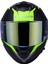 Storm 2 Nerve Neon Sarı Kapalı Motosiklet Kaskı Gold Camlı 4