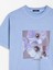 Desenli Pamuklu T-Shirt 7