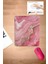 Pembe Mermer, Mermer Desenli Mouse Pad, Bilek Destekli Konforlu Mouse Pad, Bilgisayar Laptop Aksesuarı, Dikdörtgen 1