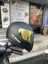 Rapıd Mat Siyah Kask - Gold Vizör 1