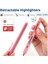 Pastel Pembe Basmalı Fosforlu Kalem W-805S 4