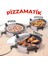 Elektrikli Tencere Pizzamatik Pizza Makinası 40 CM Rose ( Pudra ) ( 5 Kademeli Isı Ayarı ) 3